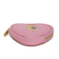 GUCCI Coin case 701062 U22AG 5964 Textured leather Light pink Banana Bolt Inazuma Unused logo Bananya Heart Shape Coin Case unisex(Unisex) Used Authentic