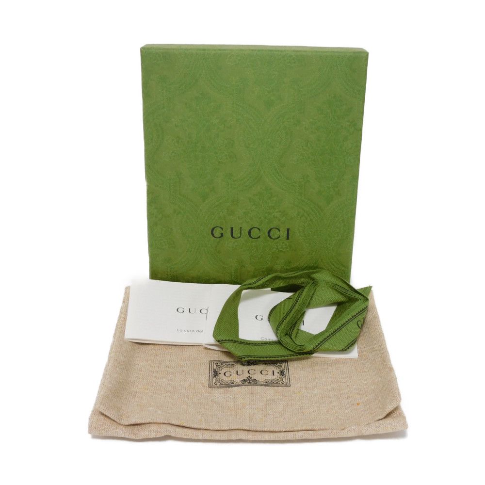 GUCCI Coin case 701062 U22AG 5964 Textured leather Light pink Banana Bolt Inazuma Unused logo Bananya Heart Shape Coin Case unisex(Unisex) Used Authentic