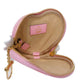 GUCCI Coin case 701062 U22AG 5964 Textured leather Light pink Banana Bolt Inazuma Unused logo Bananya Heart Shape Coin Case unisex(Unisex) Used Authentic