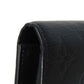 LOUIS VUITTON Long Wallet Purse M62900 Shadow leather (monogram embossing) Noir LV Logo Flower Embossed Black Bifold Wallet Monogram shadow Portefeuille Braza mens Used Authentic