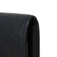 LOUIS VUITTON Long Wallet Purse M62900 Shadow leather (monogram embossing) Noir LV Logo Flower Embossed Black Bifold Wallet Monogram shadow Portefeuille Braza mens Used Authentic