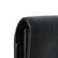 LOUIS VUITTON Long Wallet Purse M62900 Shadow leather (monogram embossing) Noir LV Logo Flower Embossed Black Bifold Wallet Monogram shadow Portefeuille Braza mens Used Authentic