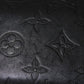 LOUIS VUITTON Long Wallet Purse M62900 Shadow leather (monogram embossing) Noir LV Logo Flower Embossed Black Bifold Wallet Monogram shadow Portefeuille Braza mens Used Authentic
