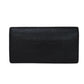 LOUIS VUITTON Long Wallet Purse M62900 Shadow leather (monogram embossing) Noir LV Logo Flower Embossed Black Bifold Wallet Monogram shadow Portefeuille Braza mens Used Authentic