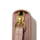 GUCCI Long Wallet Purse 456117 CAO0G 5909 Textured leather Perfect pink Pastel Zip Around GG Marmont Double G zip around wallet Women Used Authentic