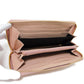 GUCCI Long Wallet Purse 456117 CAO0G 5909 Textured leather Perfect pink Pastel Zip Around GG Marmont Double G zip around wallet Women Used Authentic