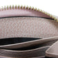 GUCCI Long Wallet Purse 456117 CAO0G 5909 Textured leather Perfect pink Pastel Zip Around GG Marmont Double G zip around wallet Women Used Authentic