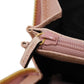 GUCCI Long Wallet Purse 456117 CAO0G 5909 Textured leather Perfect pink Pastel Zip Around GG Marmont Double G zip around wallet Women Used Authentic