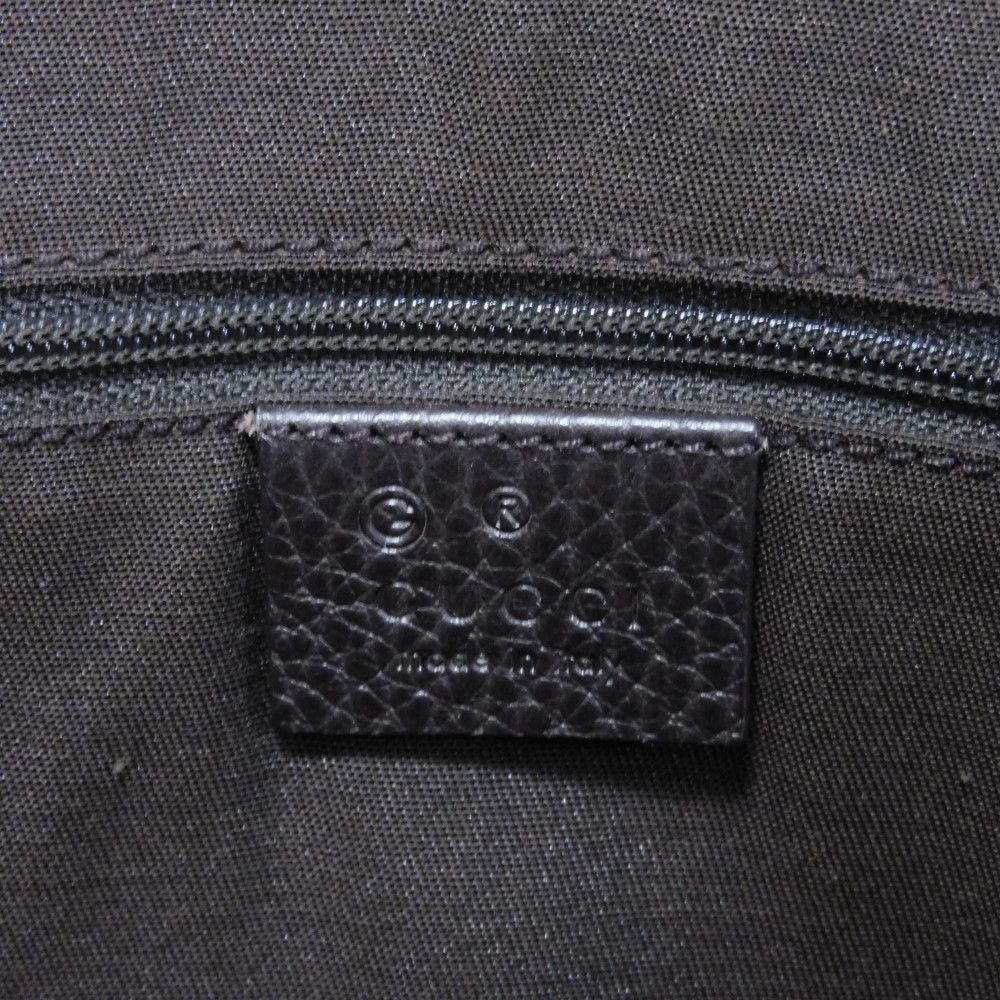 GUCCI Tote Bag 211525 GG Crystal Canvas (Plastics finish) beige Plastics coating brown Interlocking G charm GG Crystal Tote unisex(Unisex) Used Authentic