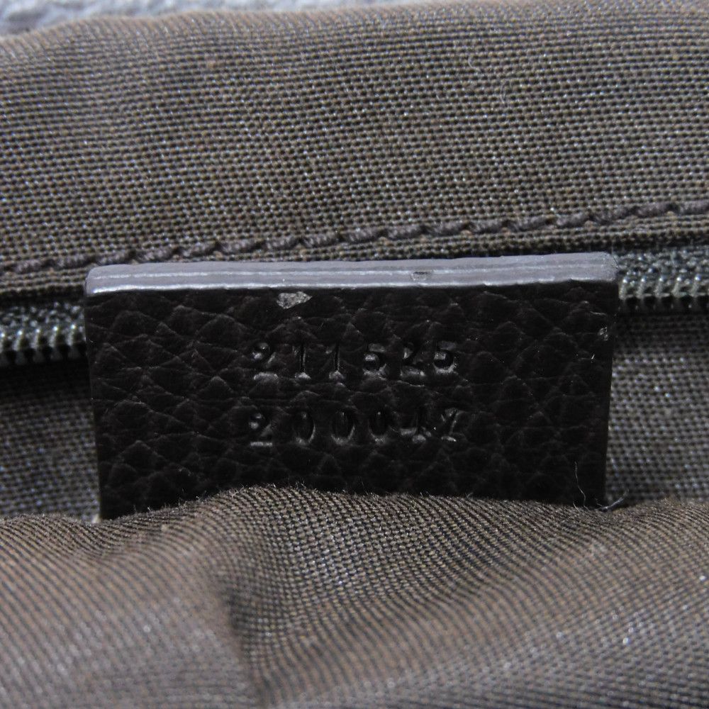 GUCCI Tote Bag 211525 GG Crystal Canvas (Plastics finish) beige Plastics coating brown Interlocking G charm GG Crystal Tote unisex(Unisex) Used Authentic