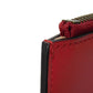 GUCCI Clutch bag 445597 Smooth Calfskin Leather Red Double G Paint GG logo ghost pouch