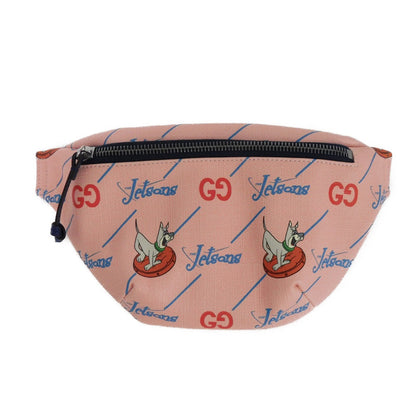 GUCCI Sling bag 502095 FACAK 4957 PVC canvas pink Space Family Astro Dog GG Good Condition Chilled license The Jetsons Waist Pouch Kids Used Authentic
