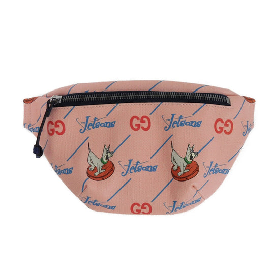 GUCCI Sling bag 502095 FACAK 4957 PVC canvas pink Space Family Astro Dog GG Good Condition Chilled license The Jetsons Waist Pouch Kids Used Authentic