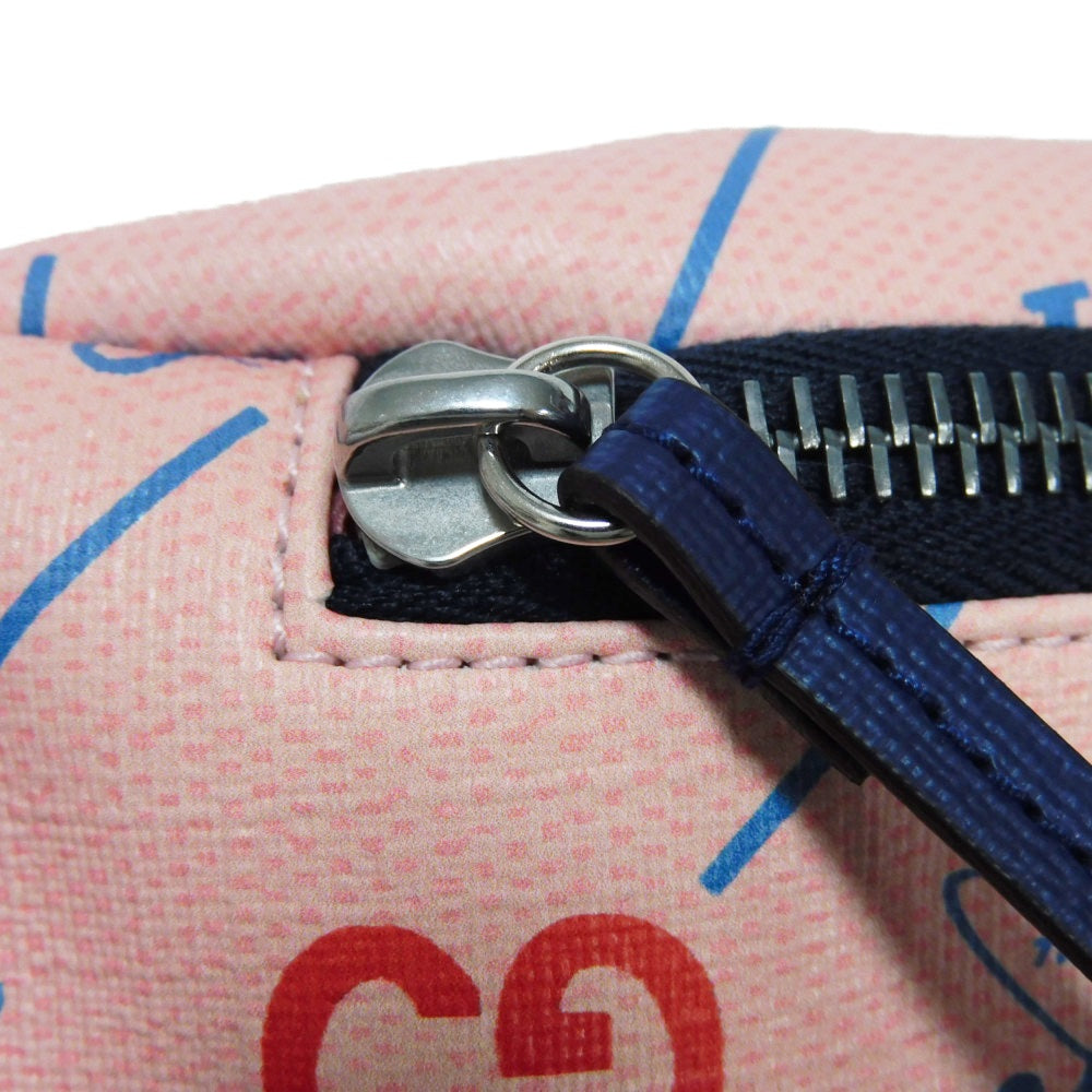 GUCCI Sling bag 502095 FACAK 4957 PVC canvas pink Space Family Astro Dog GG Good Condition Chilled license The Jetsons Waist Pouch Kids Used Authentic