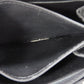 LOUIS VUITTON Coin case M30511 Taiga leather (embossed) Noir New LV logo embossed black Zip Around Taiga Zippy coin purse mens Used Authentic