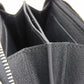 LOUIS VUITTON Coin case M30511 Taiga leather (embossed) Noir New LV logo embossed black Zip Around Taiga Zippy coin purse mens Used Authentic