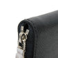 LOUIS VUITTON Coin case M30511 Taiga leather (embossed) Noir New LV logo embossed black Zip Around Taiga Zippy coin purse mens Used Authentic