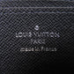 LOUIS VUITTON Coin case M30511 Taiga leather (embossed) Noir New LV logo embossed black Zip Around Taiga Zippy coin purse mens Used Authentic