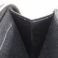 LOUIS VUITTON Coin case M30511 Taiga leather (embossed) Noir New LV logo embossed black Zip Around Taiga Zippy coin purse mens Used Authentic