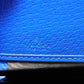 GUCCI Long Wallet Purse 701423 K9GSG 9972 GG Supreme canvas (polyurethane finish) x calf leather blue GG Supreme Cutout Interlocking G Zip Around Wallet