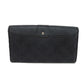 LOUIS VUITTON Long Wallet Purse M58136 Mahina leather (stamped) Noir Old style perforation punching push lock Monogram Mahina Portefeuille Iris unisex(Unisex) Used Authentic
