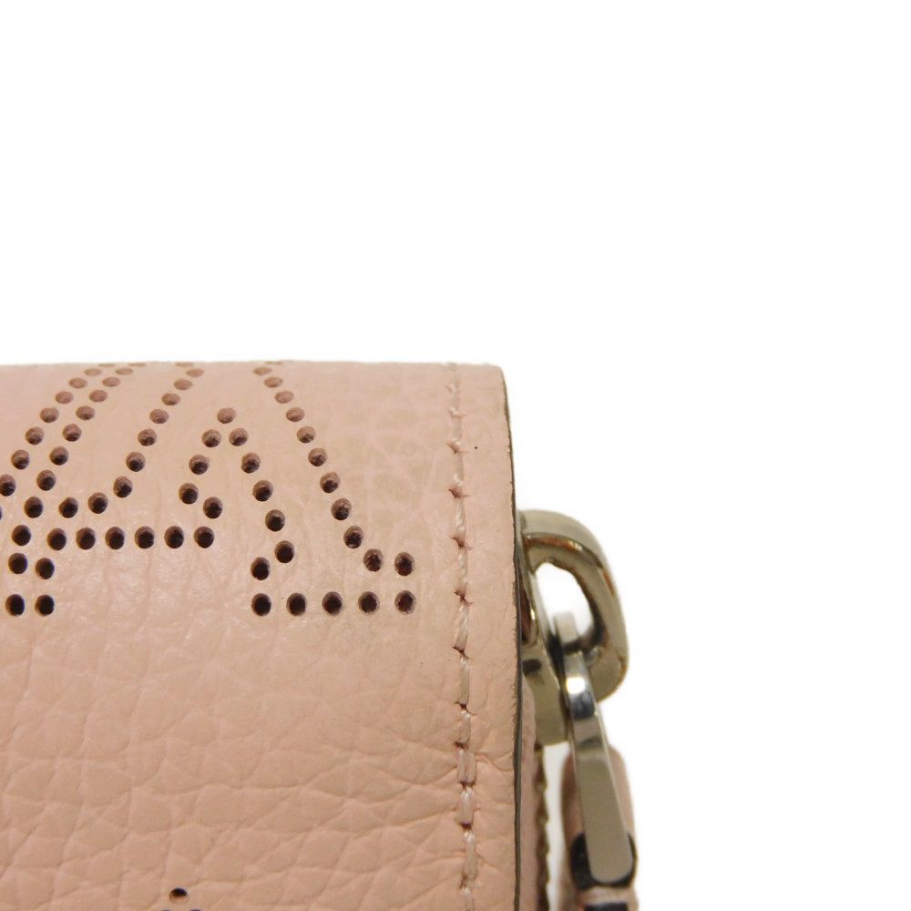 LOUIS VUITTON Long Wallet Purse M82755 Mahina leather (stamped) rose jasmine Current Perforation Pink RFID Monogram Mahina Zippy wallet Women Used Authentic