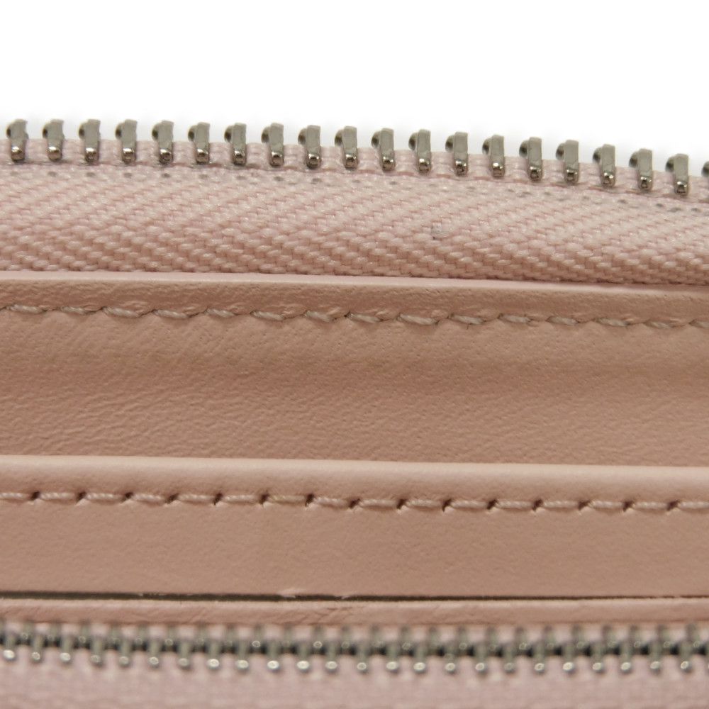 LOUIS VUITTON Long Wallet Purse M82755 Mahina leather (stamped) rose jasmine Current Perforation Pink RFID Monogram Mahina Zippy wallet Women Used Authentic