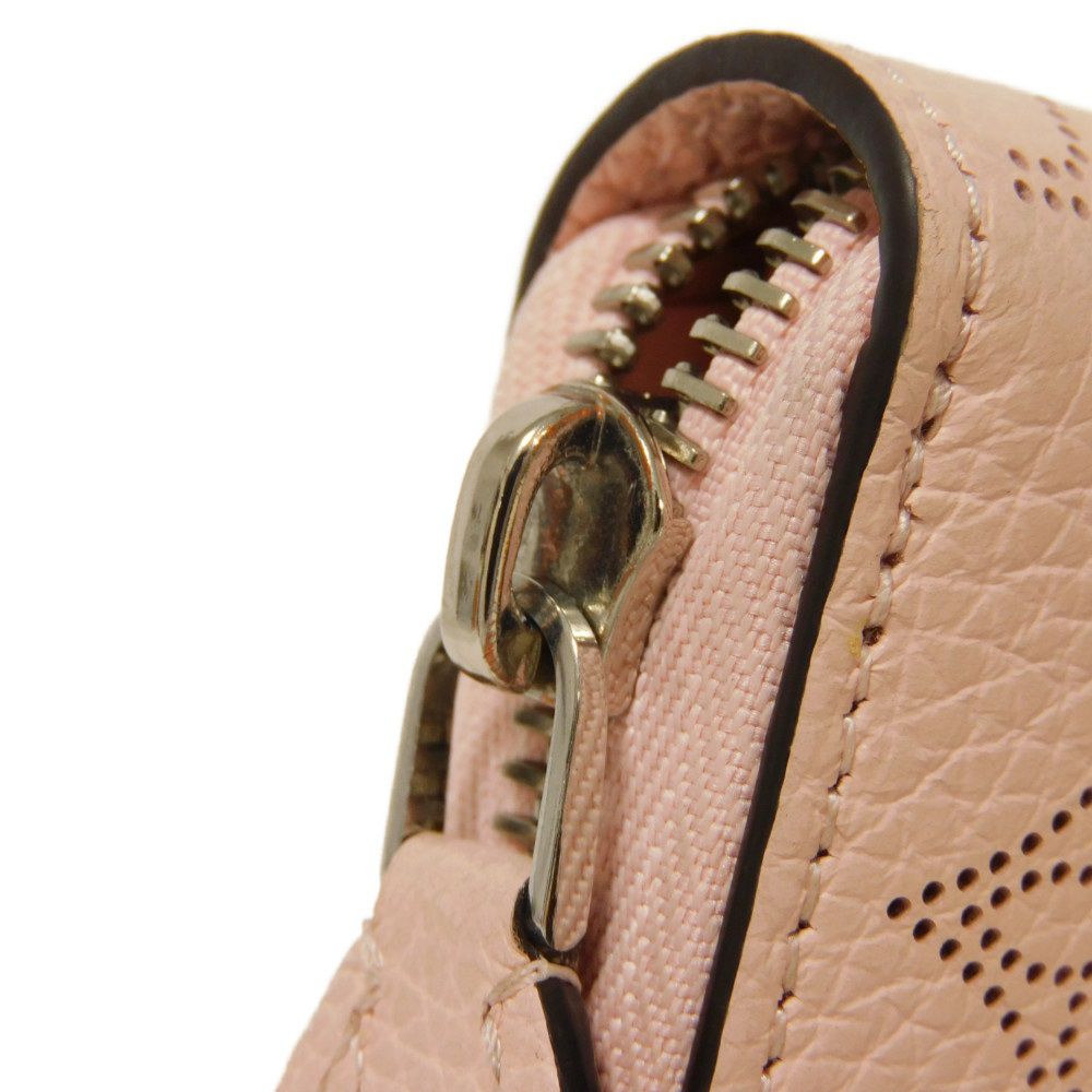 LOUIS VUITTON Long Wallet Purse M82755 Mahina leather (stamped) rose jasmine Current Perforation Pink RFID Monogram Mahina Zippy wallet Women Used Authentic