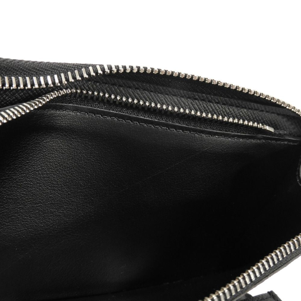 LOUIS VUITTON Long Wallet Purse N63095 Damier Graphite canvas x grained leather Noir New Zip Around RFID Current Damier Graphite Zippy Wallet Vertical mens Used Authentic