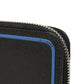LOUIS VUITTON Long Wallet Purse M30070 Taiga leather (stamped) Noir New Zip Around Black Blue Taiga Zippy Wallet Vertical mens Used Authentic