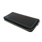 LOUIS VUITTON Long Wallet Purse M30070 Taiga leather (stamped) Noir New Zip Around Black Blue Taiga Zippy Wallet Vertical mens Used Authentic