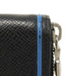LOUIS VUITTON Long Wallet Purse M30070 Taiga leather (stamped) Noir New Zip Around Black Blue Taiga Zippy Wallet Vertical mens Used Authentic