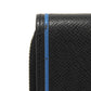 LOUIS VUITTON Long Wallet Purse M30070 Taiga leather (stamped) Noir New Zip Around Black Blue Taiga Zippy Wallet Vertical mens Used Authentic
