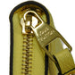 LOUIS VUITTON Long Wallet Purse M82043 Implant leather (monogram embossed) yellow Monogram Unplant Zippy wallet