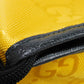 GUCCI Pouch 674797 UKDLN 7673 GG nylon x calf leather (embossed) yellow CLOTHES Black GG nylon Off the Grid Medium Packing Cubes unisex(Unisex) Used Authentic