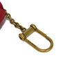 GUCCI Coin case 699517 DTDHT 6433 Calf leather Red Current Chevron Keyring, in good condition GG Marmont Double G heart-shaped coin purse Women Used Authentic