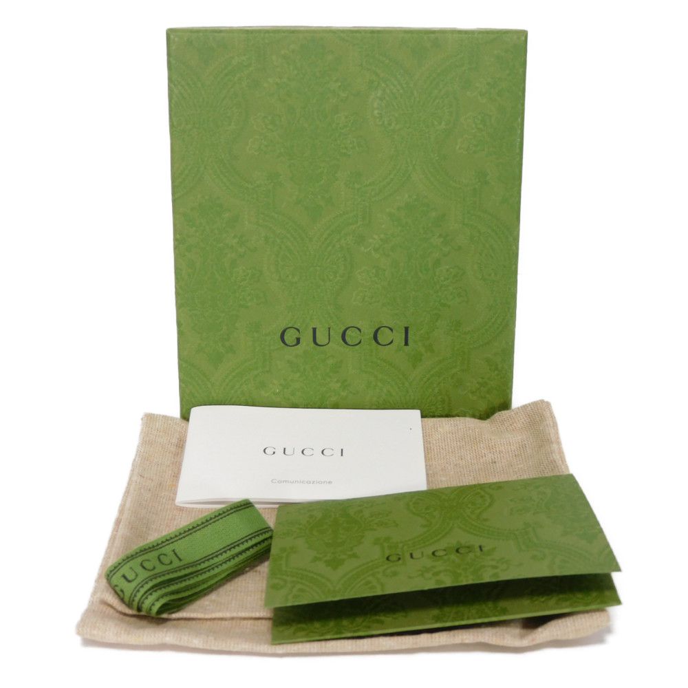 GUCCI Coin case 699517 DTDHT 6433 Calf leather Red Current Chevron Keyring, in good condition GG Marmont Double G heart-shaped coin purse Women Used Authentic