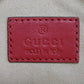 GUCCI Coin case 699517 DTDHT 6433 Calf leather Red Current Chevron Keyring, in good condition GG Marmont Double G heart-shaped coin purse Women Used Authentic