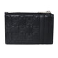 CELINE Coin case 10F993FQD.38SI Calfskin black Current Card Case unused New logo Triomphe embossed zip card holder mens Used Authentic