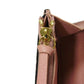 LOUIS VUITTON Bifold Wallet M81520 Implant leather (monogram embossed) Rose poodle New Pastel Pink RFID IC Chip Monogram Unplant Portomone Rosary Women Used Authentic