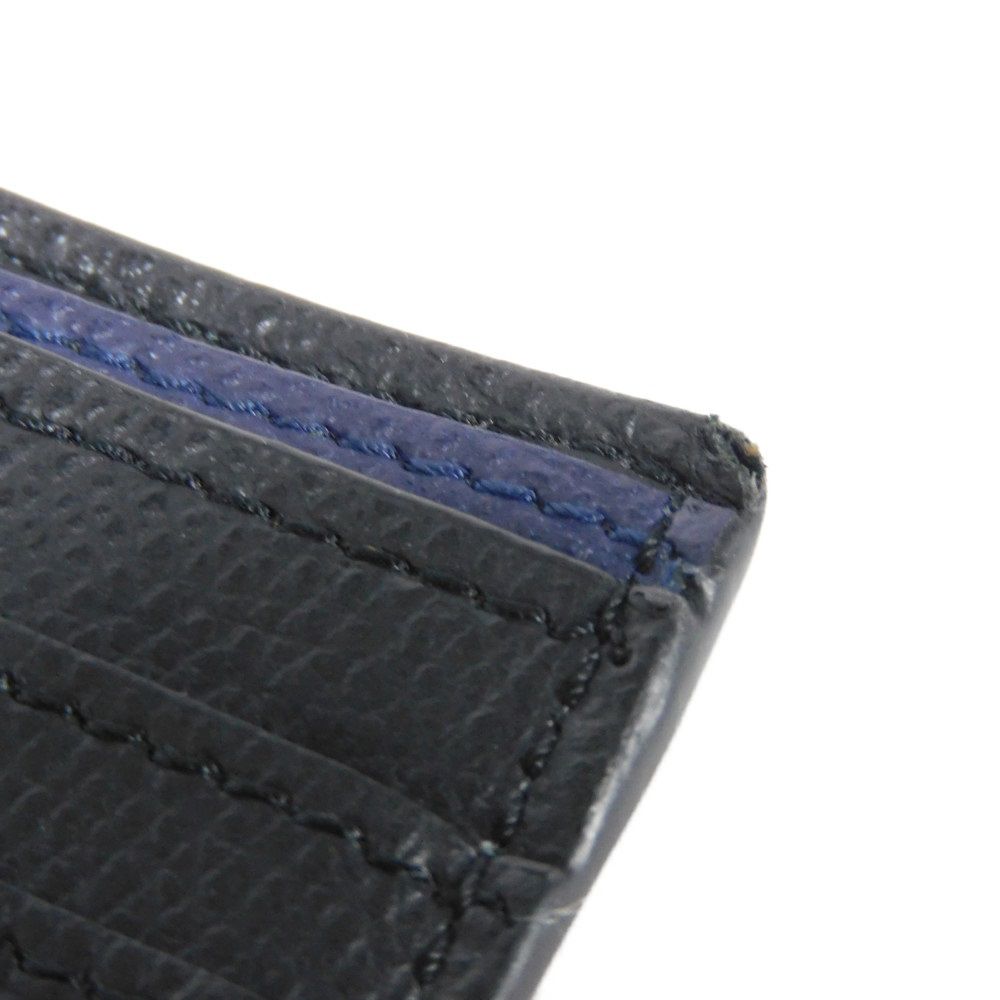 FENDI Bifold Wallet 7M0169 AC9I F0X93 leather black Eye Motif Multicolor logo Bag Bugs Bifold Wallet mens Used Authentic