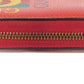 GUCCI Long Wallet Purse 496317 0GDAT 6461 Texture leather (embossed) Red x yellow x green x black Web Sherry Red Zip Around Vintage logo print Zip around wallet unisex(Unisex) Used Authentic