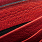 GUCCI Long Wallet Purse 496317 0GDAT 6461 Texture leather (embossed) Red x yellow x green x black Web Sherry Red Zip Around Vintage logo print Zip around wallet unisex(Unisex) Used Authentic