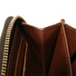 LOUIS VUITTON Coin case M60067 Monogram canvas x grain leather Marron Monogram Zip around purse