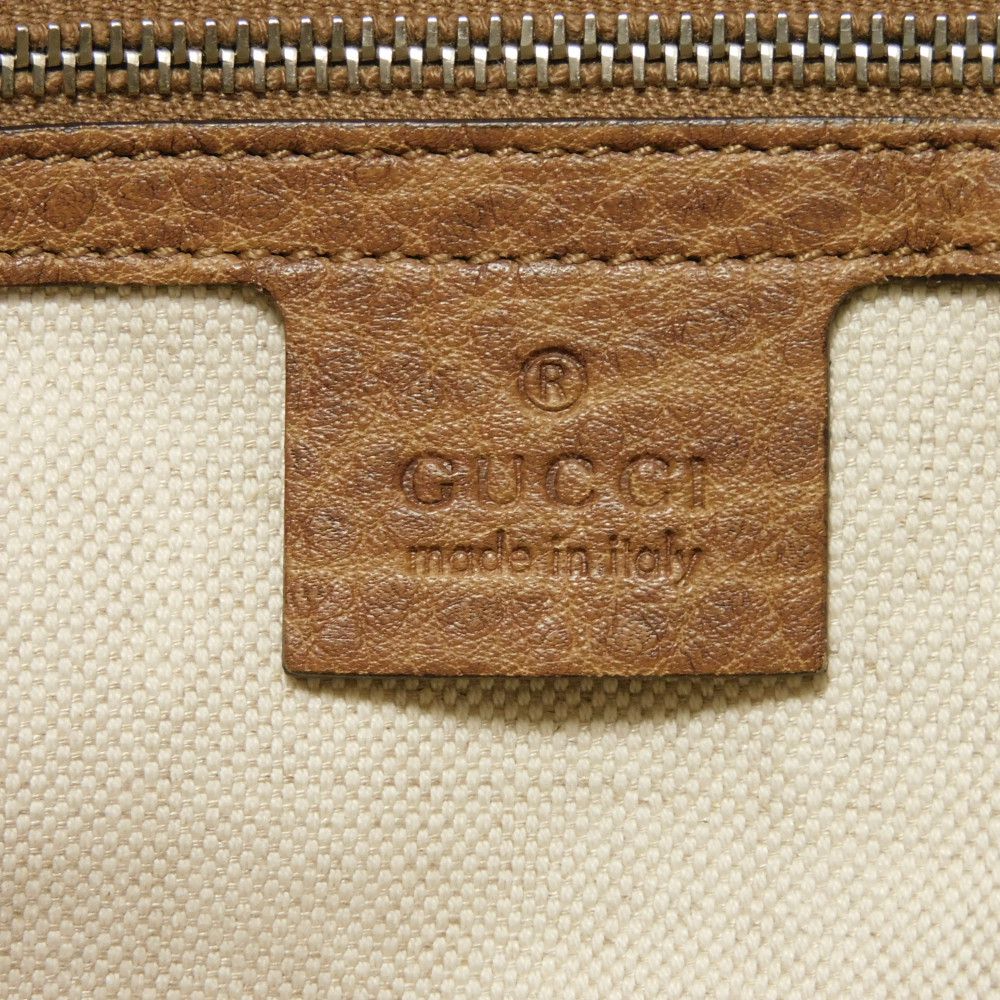 GUCCI Handbag 323675 Calf leather Brown Interlocking G Miss GG Top Handle