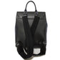 GUCCI Backpack 406364 Calf leather (embossed) Navy logo embossed daypack
