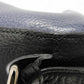 GUCCI Backpack 406364 Calf leather (embossed) Navy logo embossed daypack