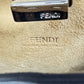 FENDI Handbag 7AS106 suede Brown Snake 2WAY Shoulder Bag in good condition Celeria Peekaboo i see you micro unisex(Unisex) Used Authentic