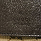 GUCCI Sling bag 28566 GG nylon canvas x calf leather beige Logo embossing GG canvas waist bag
