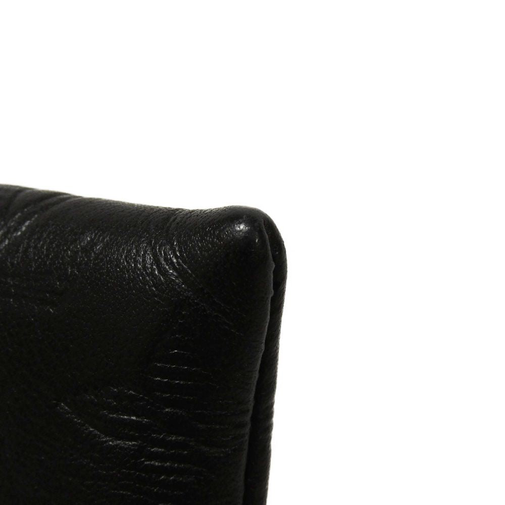 LOUIS VUITTON Clutch bag M81570 Shadow leather (monogram embossing) Noir Current LV logo black strap RFID Monogram shadow pochette to go mens Used Authentic
